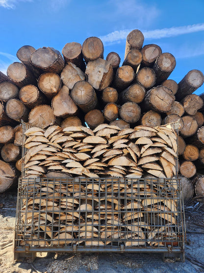 1x Corde de bois de chauffage livrée en sacs